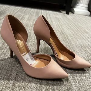 Jessica Simpson blush pink heels